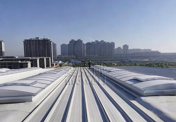 Henan Arch-Type Daylighting Skylights at Kaifeng Comprehensive Bonded Industrial Park  