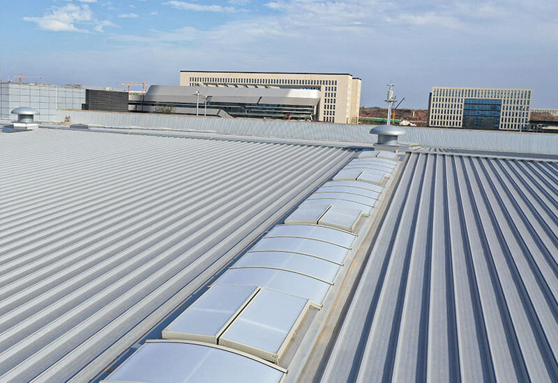 Arched continuous roof lights(fixed type)